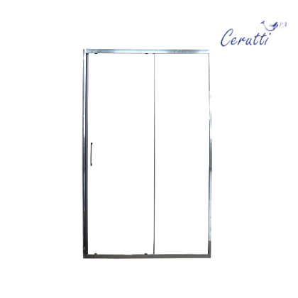Душевая дверь в нишу Ceruttispa Gloria D120 120x195 раздвижная, стекло прозрачное