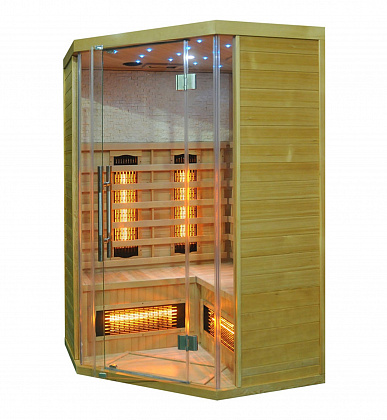 Купить Инфракрасная сауна SaunaMagic Glass RCS Corner Mini для квартиры с доставкой 