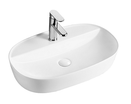 Накладная раковина WeltWasser WW ELBACH 2203 белый глянец