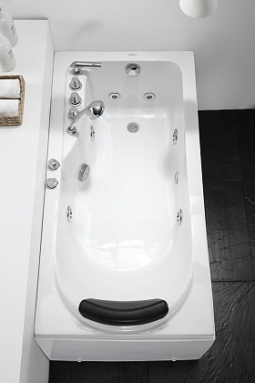Акриловая ванна GEMY G9006-1.7 B R 172х77 с гидромассажем