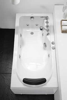 Акриловая ванна GEMY G9006-1.7 B L 172х77 с гидромассажем