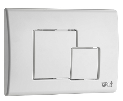 Кнопка смыва Weltwasser WW MARBERG 507 SE GL-WT белый глянец