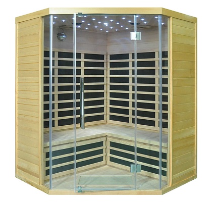 Купить Инфракрасная сауна SaunaMagic Glass CS Corner Medium для квартиры с доставкой 