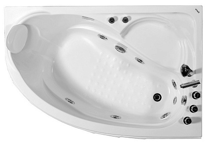 Акриловая ванна GEMY G9009 B R 150х100 с гидромассажем